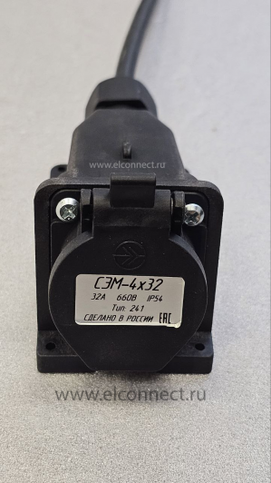 Розетка открытой установки СЭМ-4х32-241.1